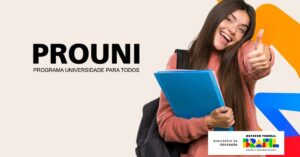 Estudante contemplada com bolsa do ProUni - Programa Universidade Para Todos (Imagem: Governo Federal)