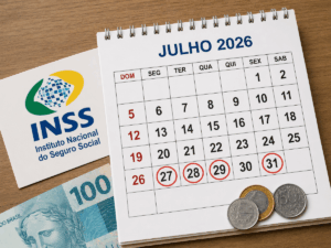 INSS: veja as datas de pagamento de julho de 2026